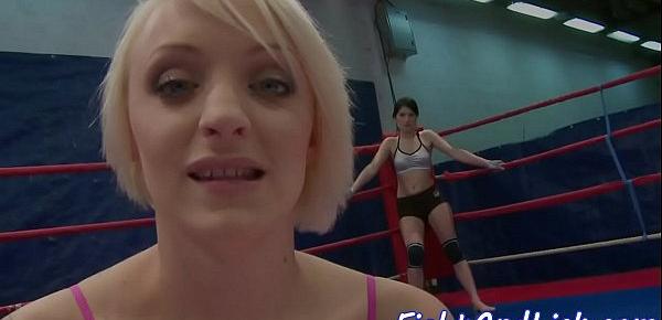  Tattooed lesbo wrestling and gets pussylicked